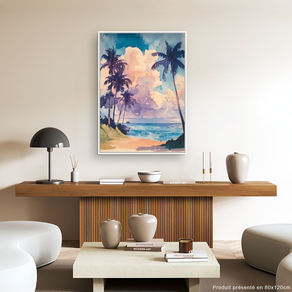 Toile "Palmiers tropicaux"