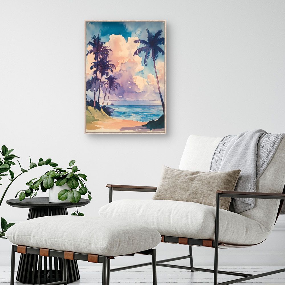 Toile "Palmiers tropicaux"