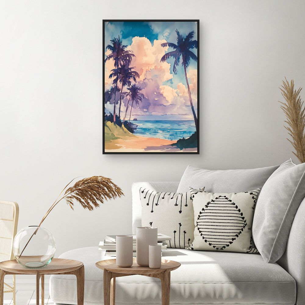 Toile "Palmiers tropicaux"