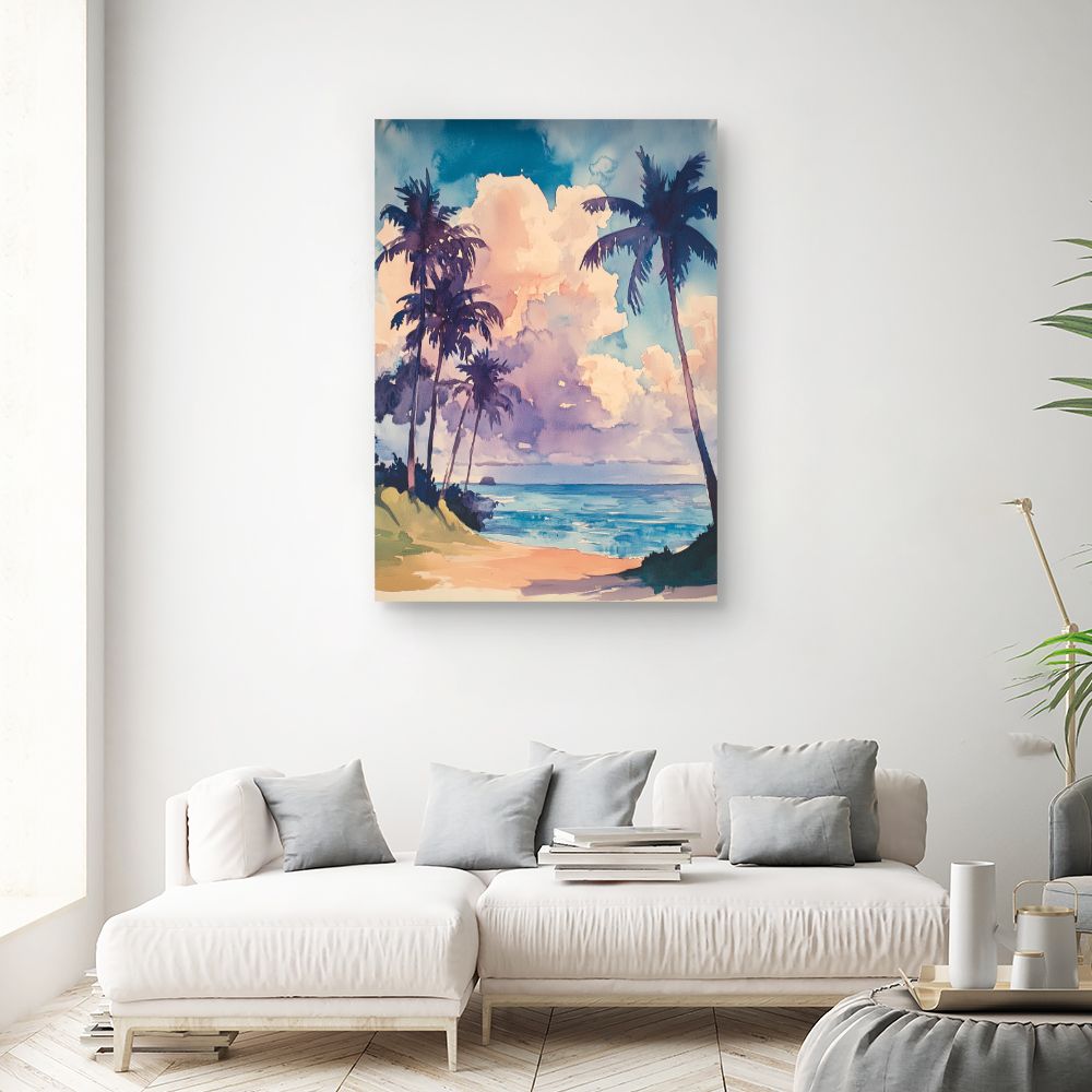 Toile "Palmiers tropicaux"