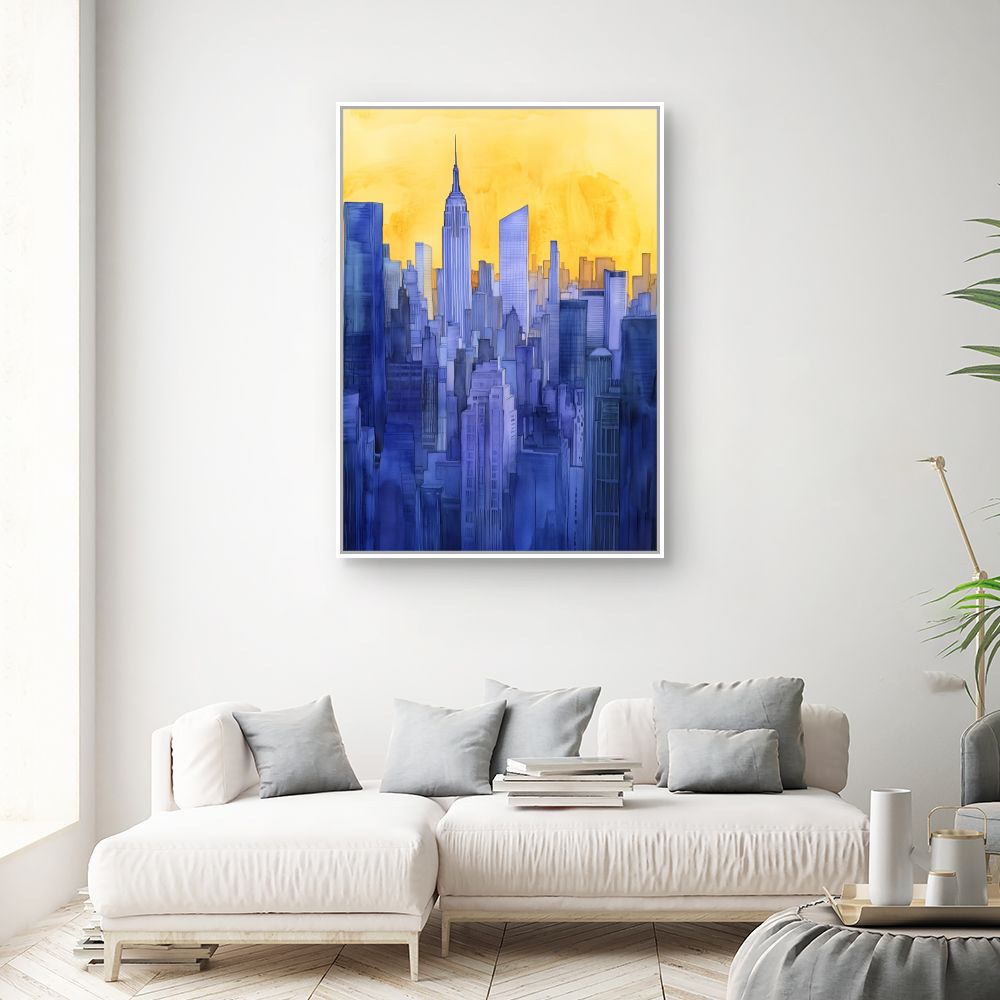 Toile "Horizons urbains captivants"