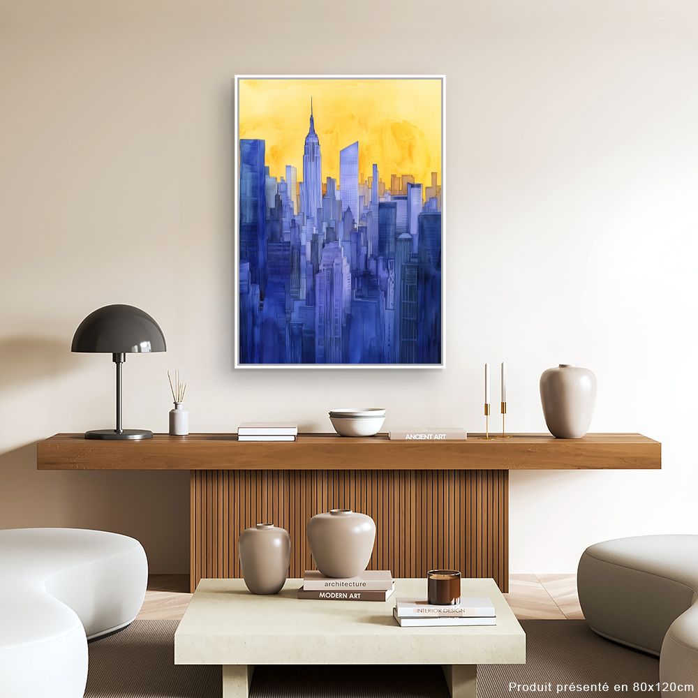 Toile "Horizons urbains captivants"