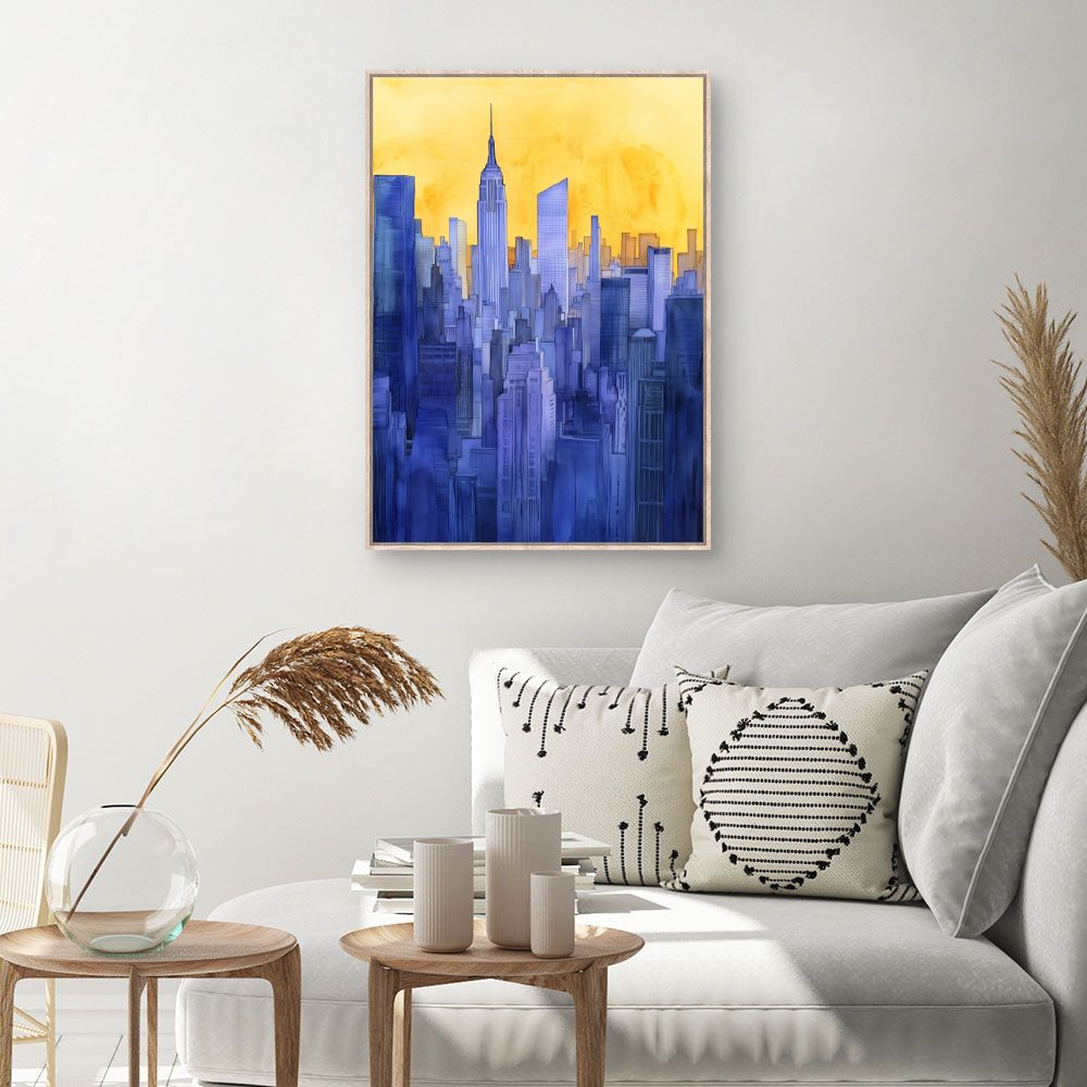 Toile Horizons urbains captivants – toile cadre naturel (slide 1, 60×90)