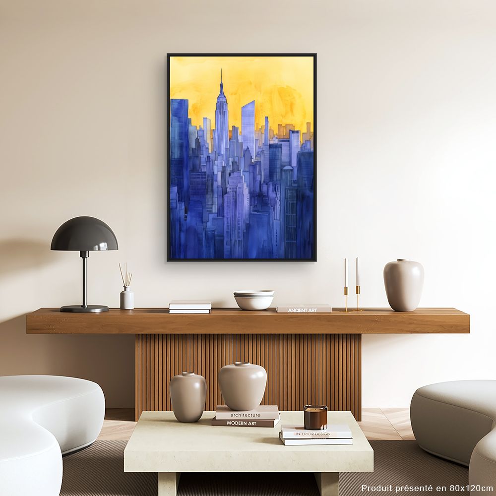 Toile "Horizons urbains captivants"