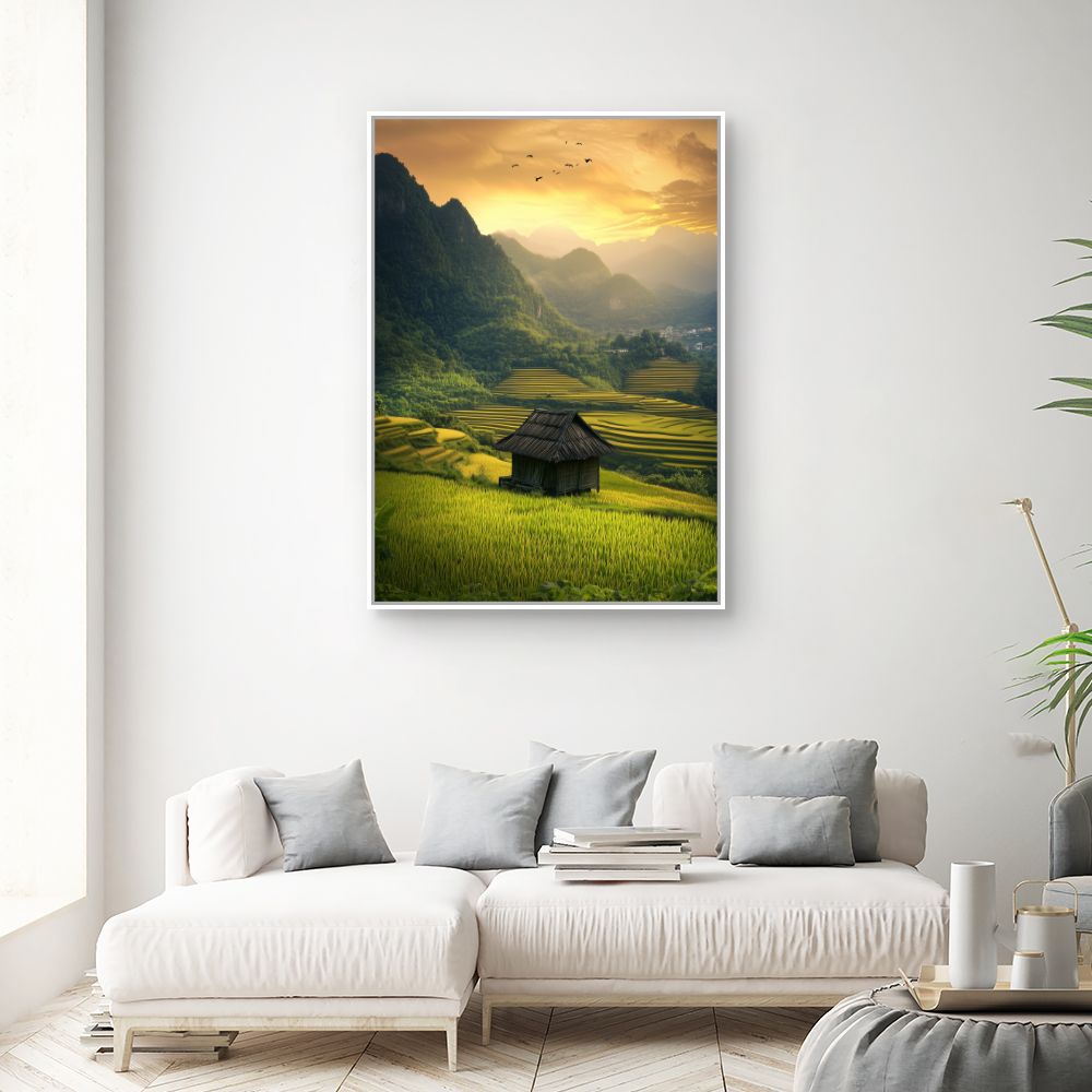 Toile "Paysage serein"