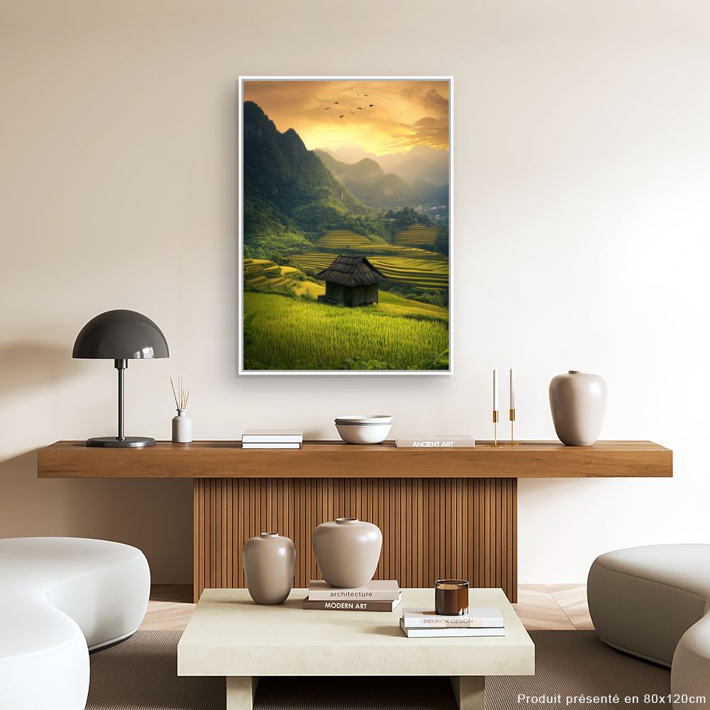 Toile "Paysage serein"