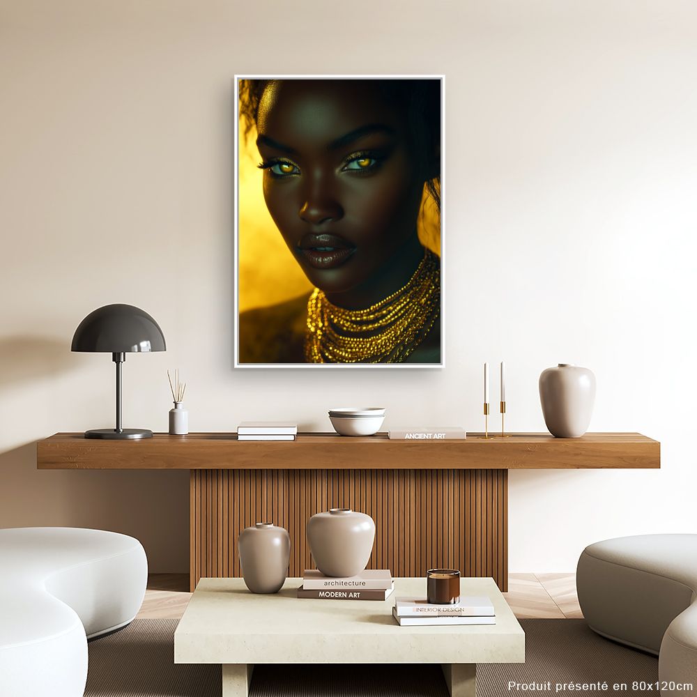 Toile "Splendeur dorée"