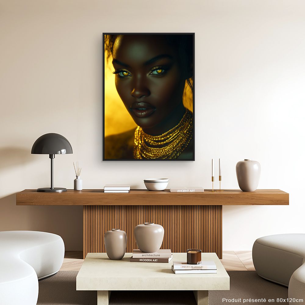 Toile "Splendeur dorée"