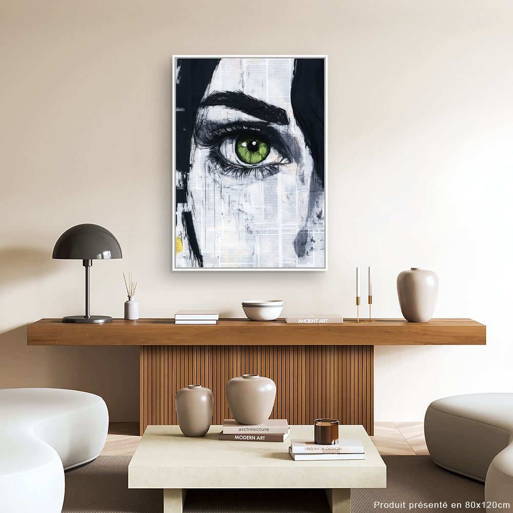 Toile "Regard captivant"