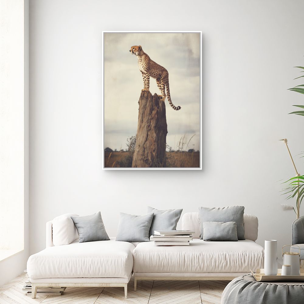 Toile "Guépard majestueux"