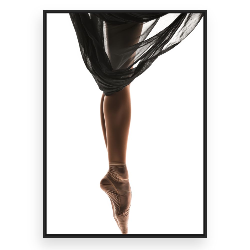 Toile Danse élégante – toile cadre noir (slide 3)