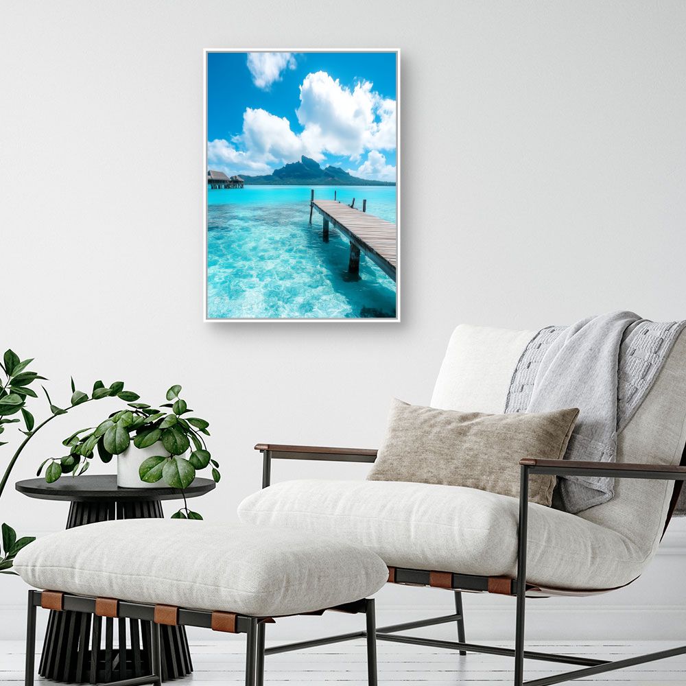 Toile "Lagons paradisiaques"