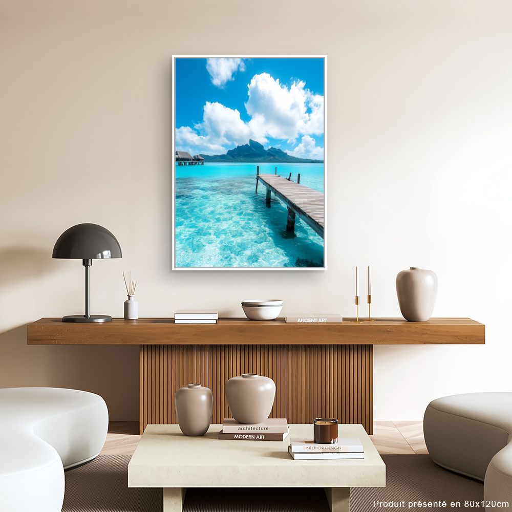 Toile "Lagons paradisiaques"