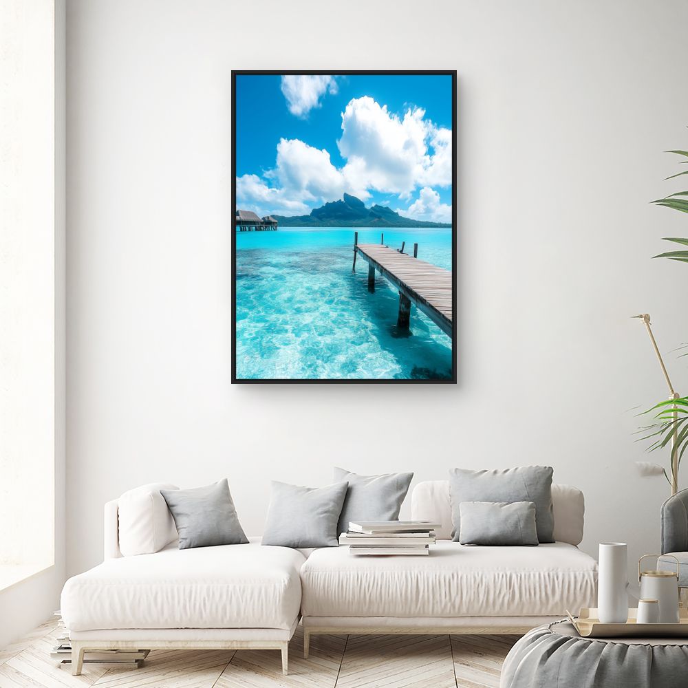 Toile "Lagons paradisiaques"