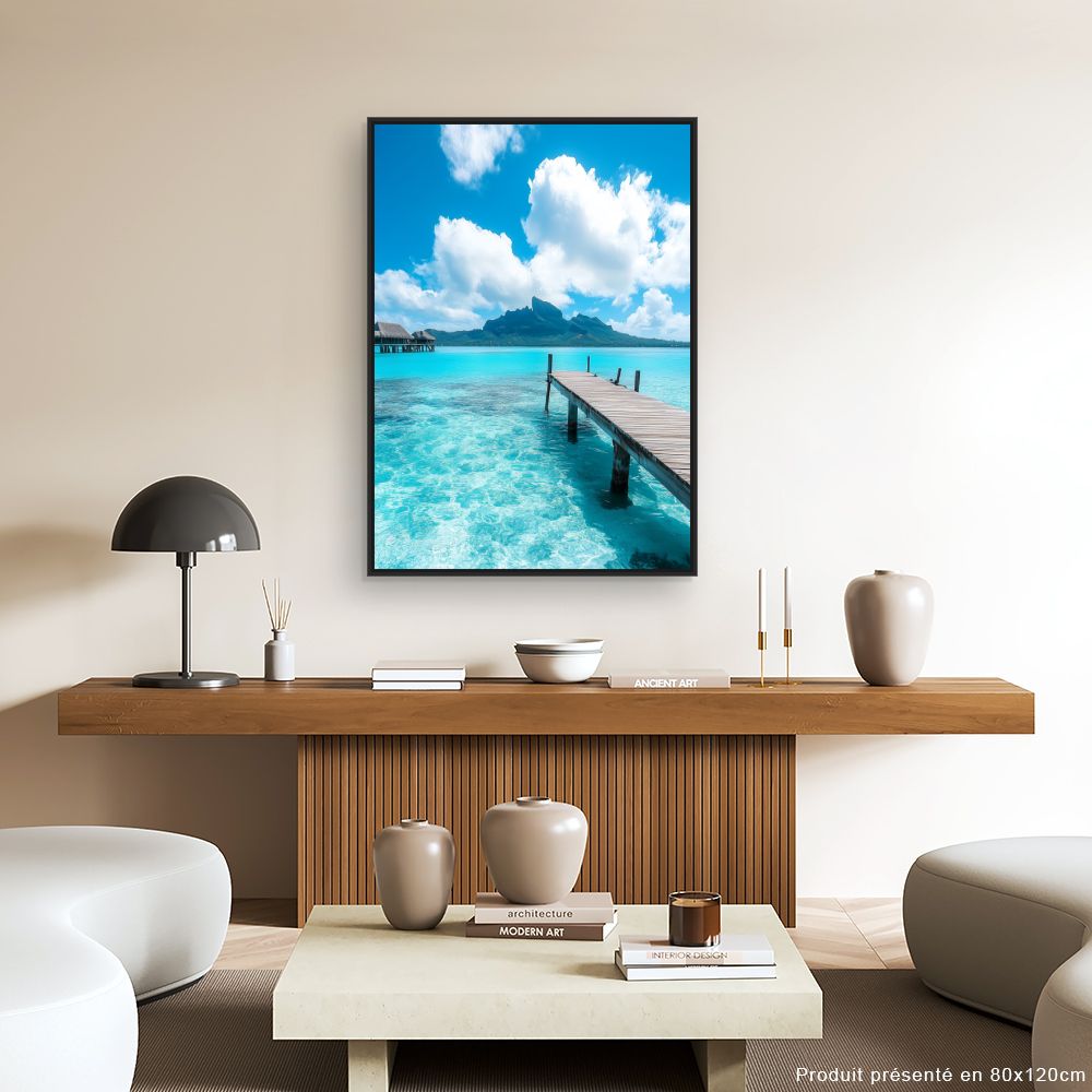 Toile "Lagons paradisiaques"