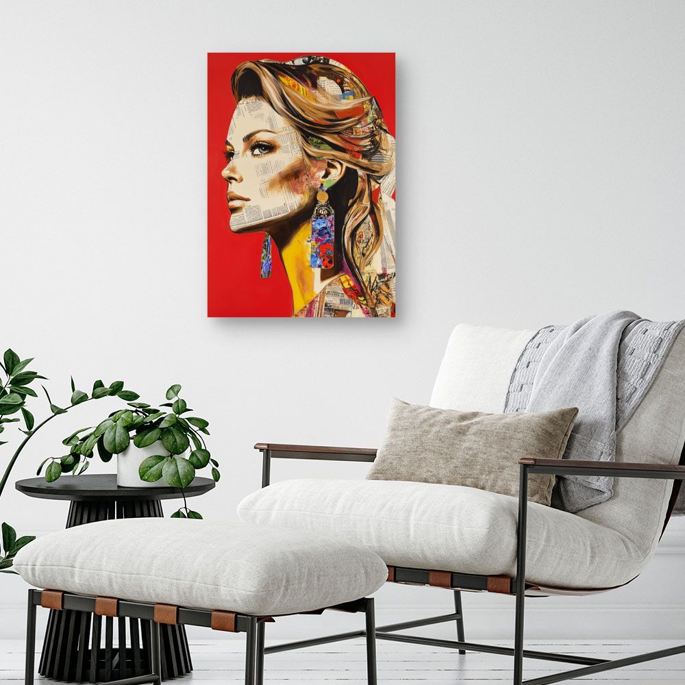 Toile "Portrait moderne"