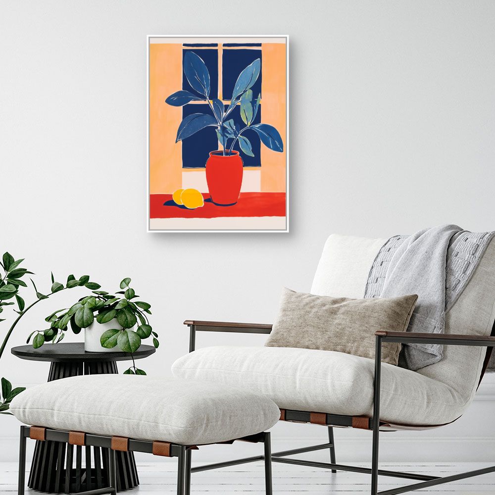 Toile "Plante en pot"