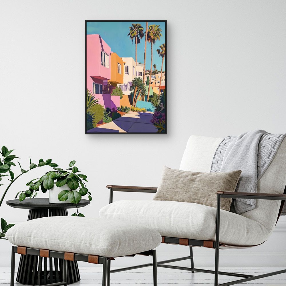Toile "Ruelle ensoleillée"