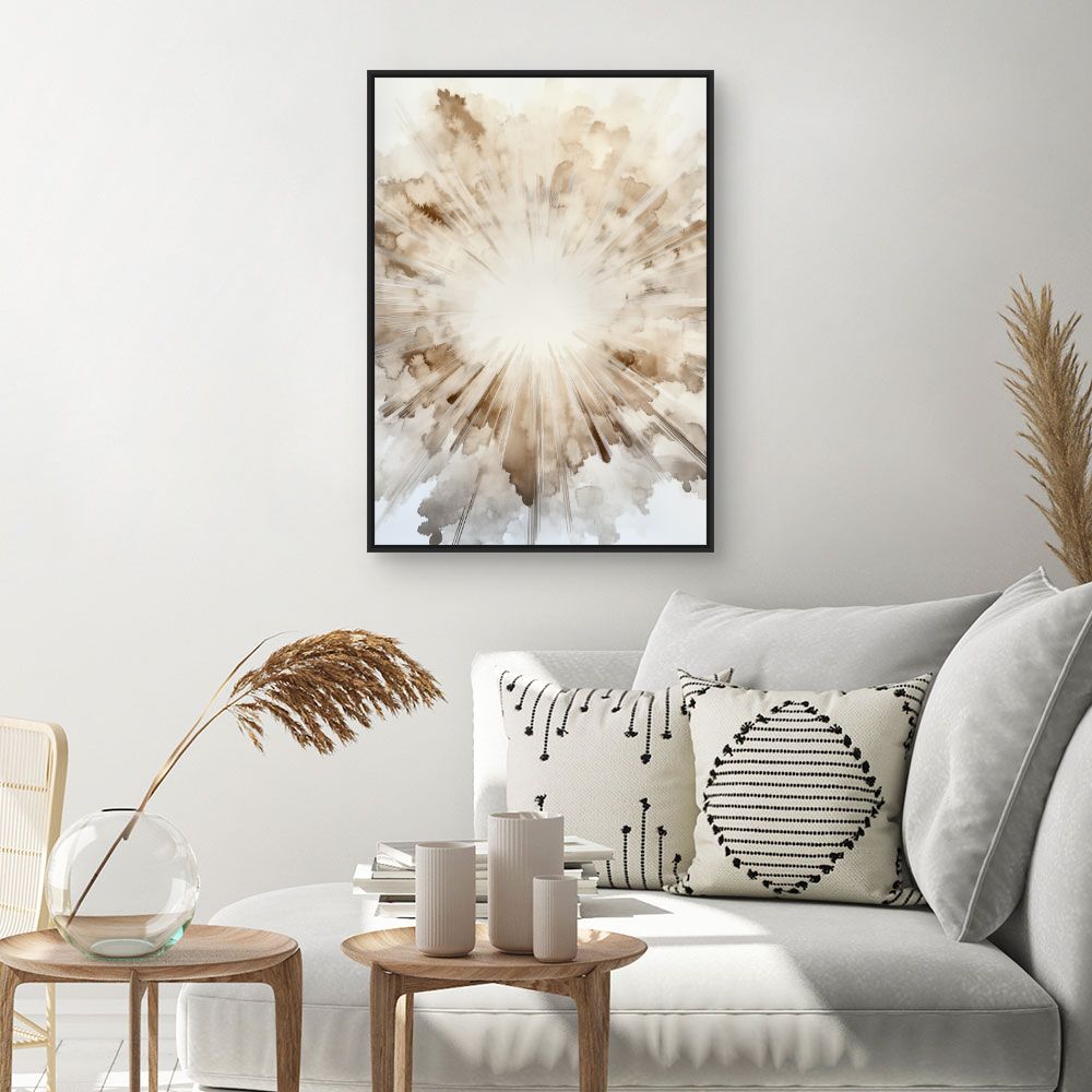 Toile "Explosion artistique"