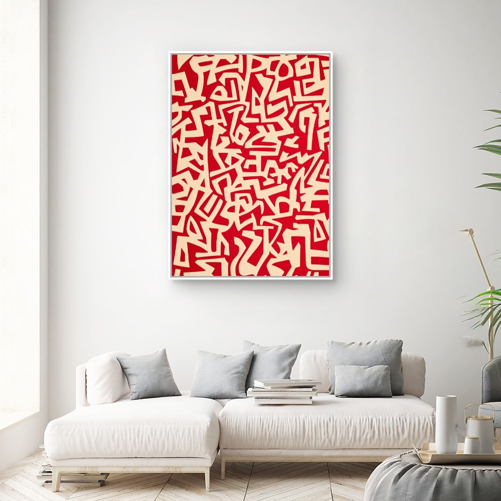 Toile "Lignes abstraites"