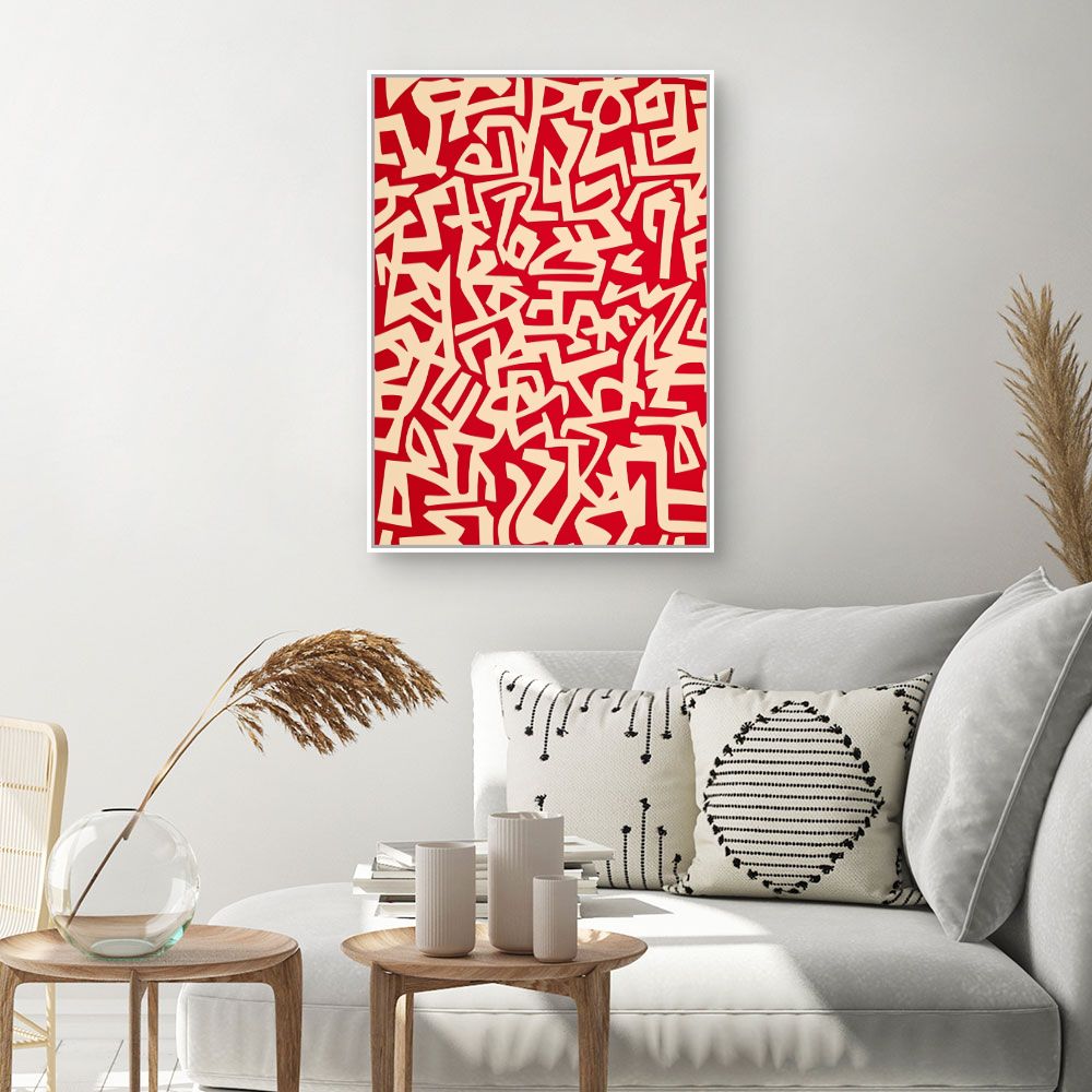 Toile "Lignes abstraites"