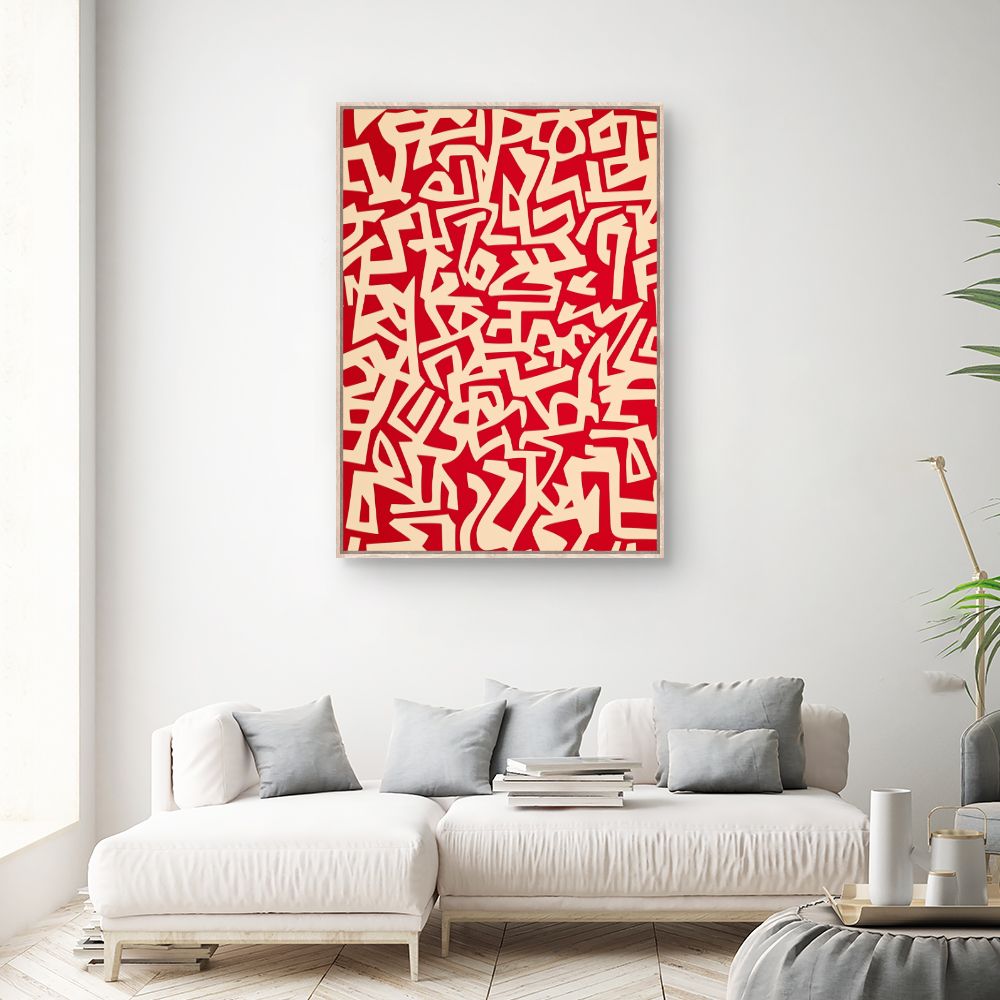 Toile "Lignes abstraites"
