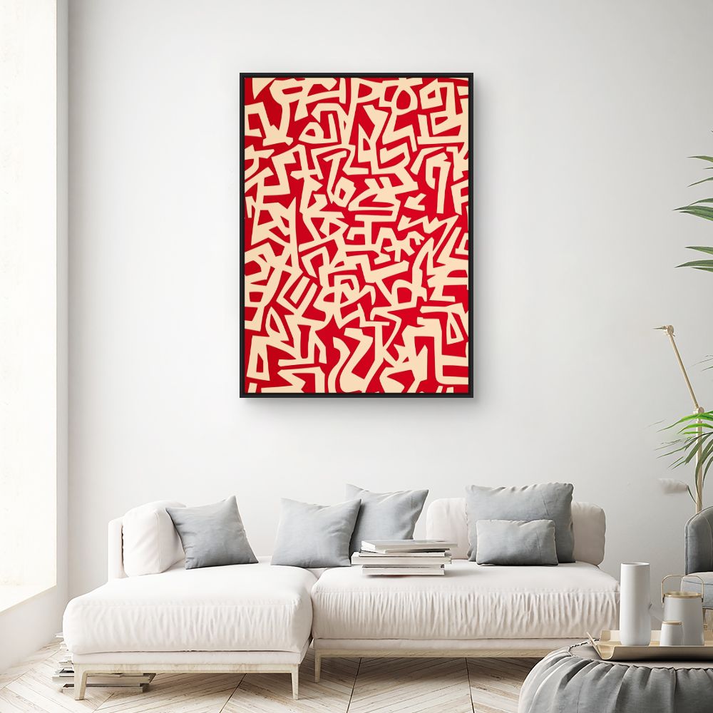 Toile "Lignes abstraites"