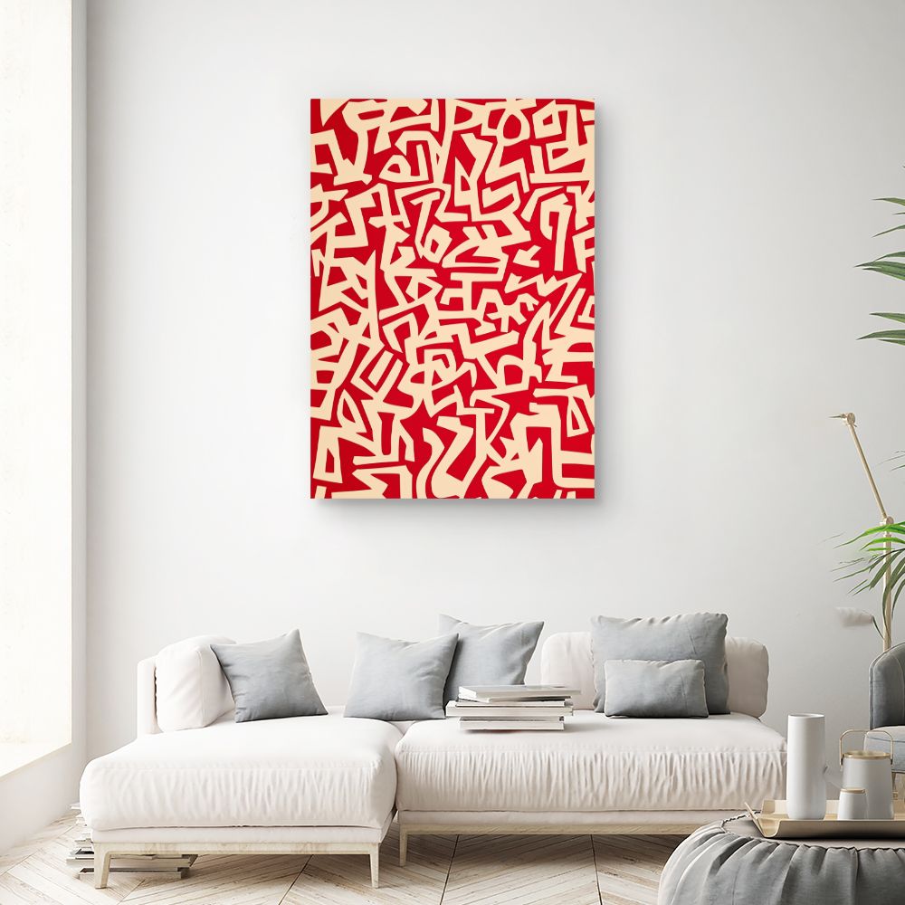 Toile "Lignes abstraites"