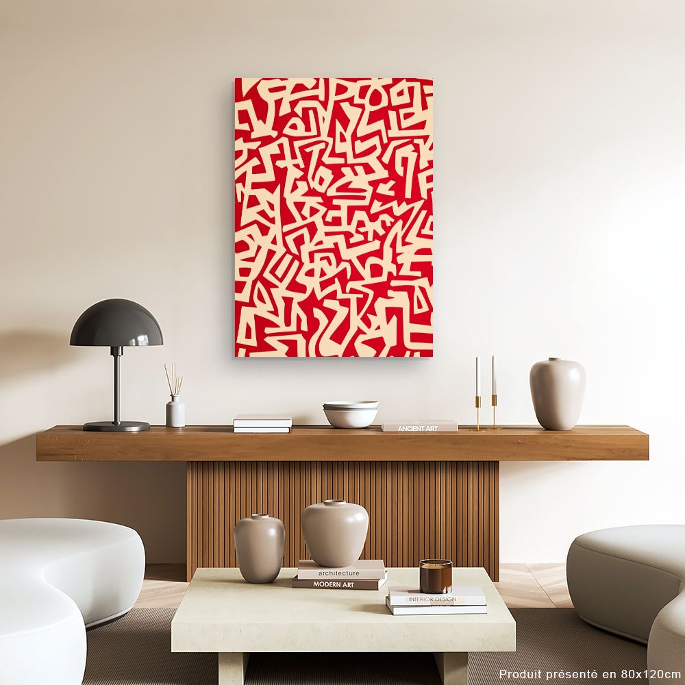 Toile "Lignes abstraites"