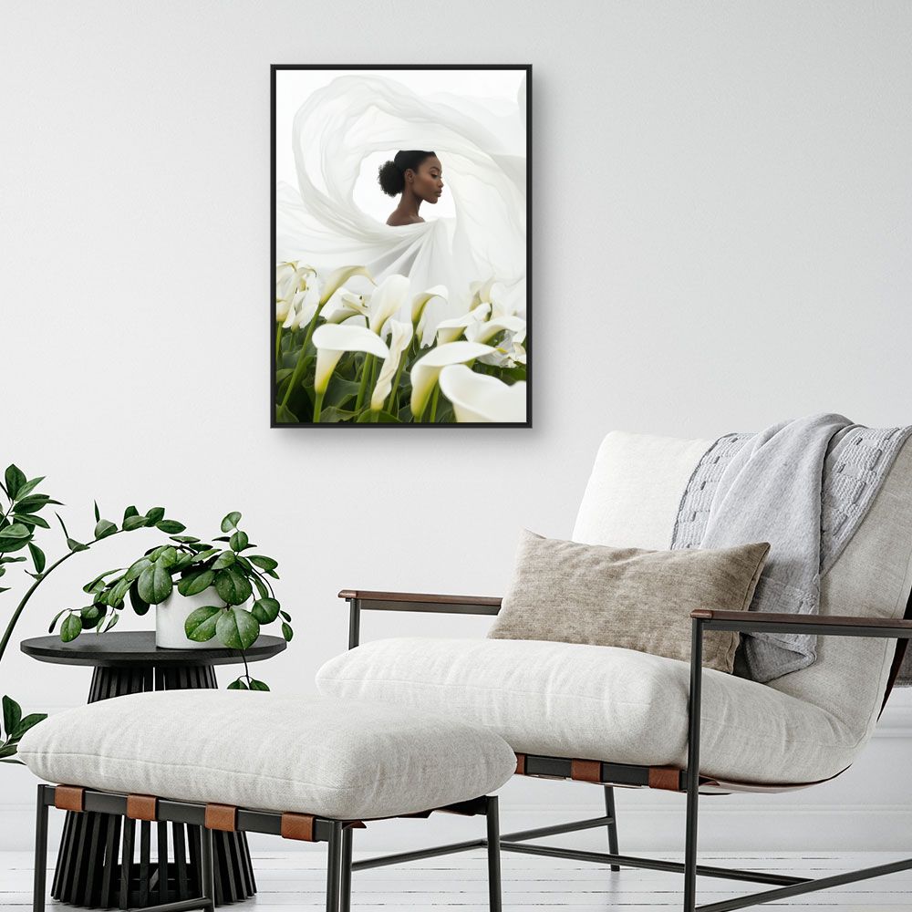 Toile "Élégance florale"