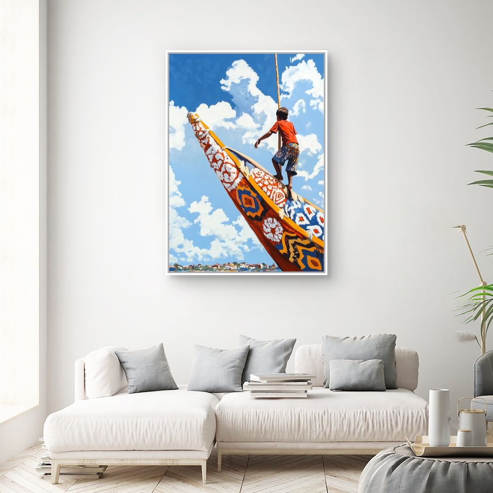 Toile "Enfance joyeuse"