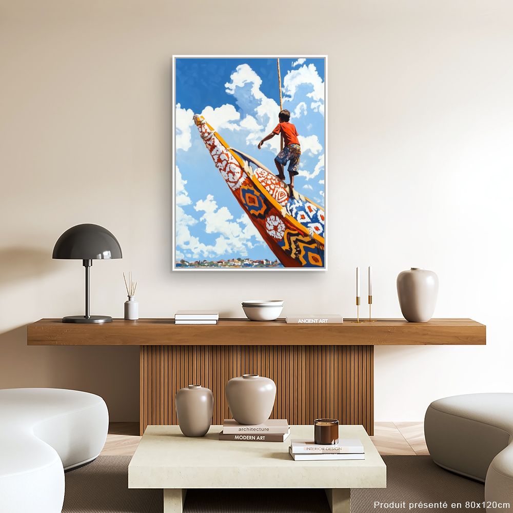 Toile "Enfance joyeuse"