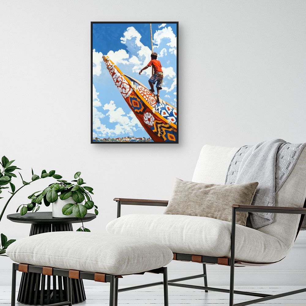 Toile "Enfance joyeuse"