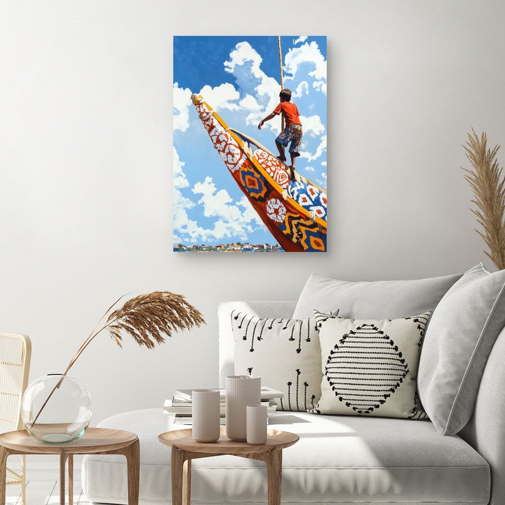 Toile "Enfance joyeuse"