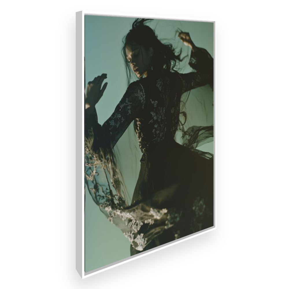 Toile Danse envoûtante – toile cadre blanc (slide 2)