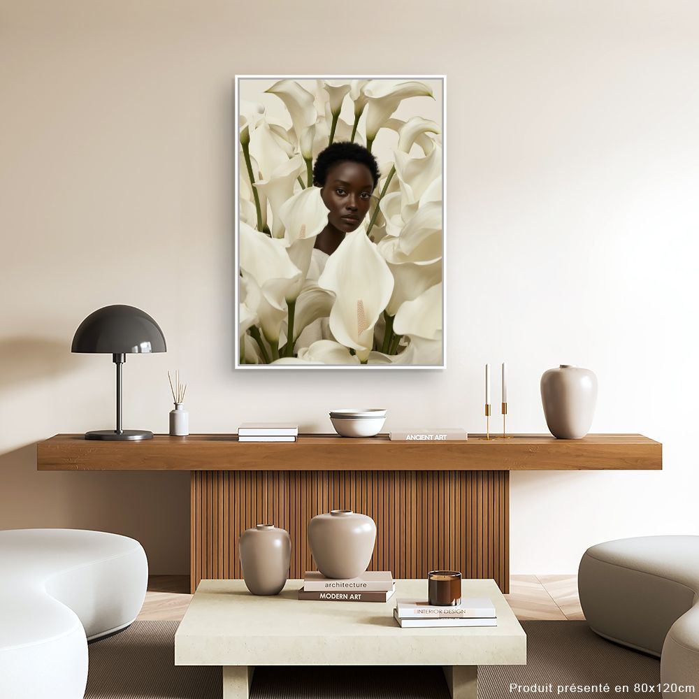 Toile "Élégance florale"