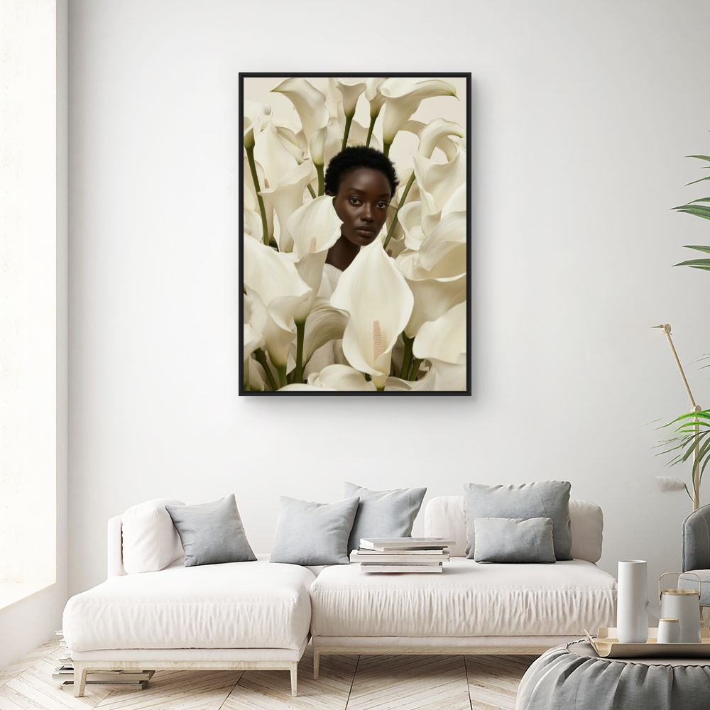 Toile "Élégance florale"