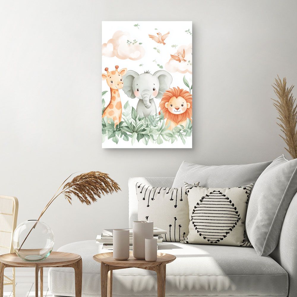 Tableau 'Animaux adorables'