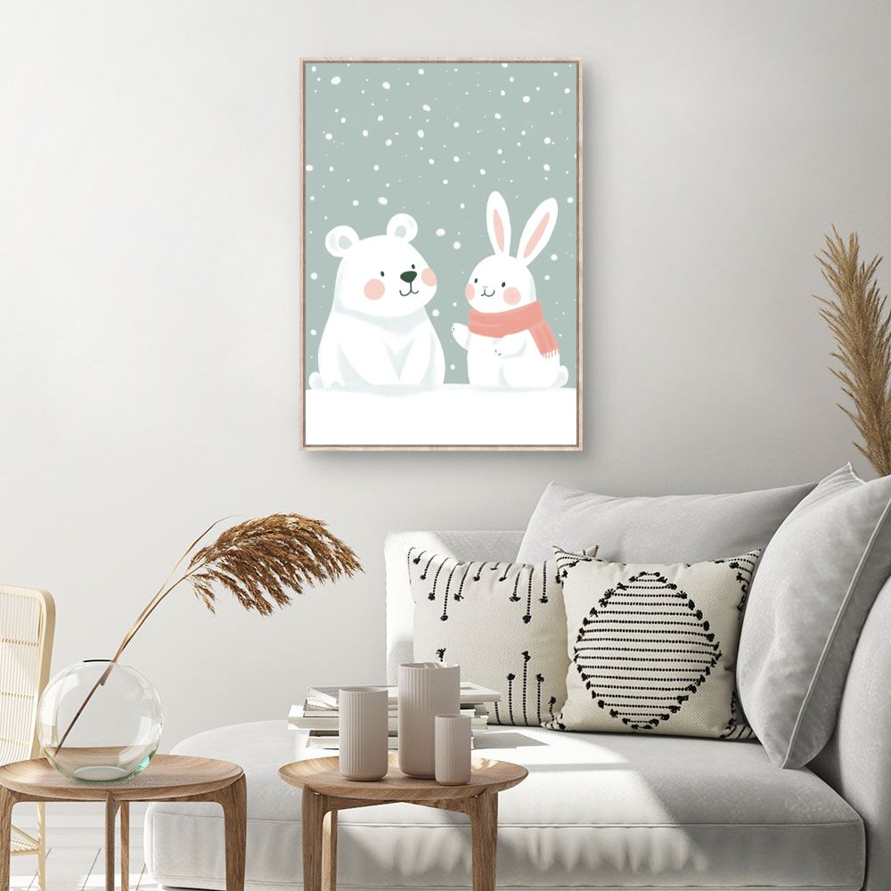 Tableau 'Amis hivernaux'