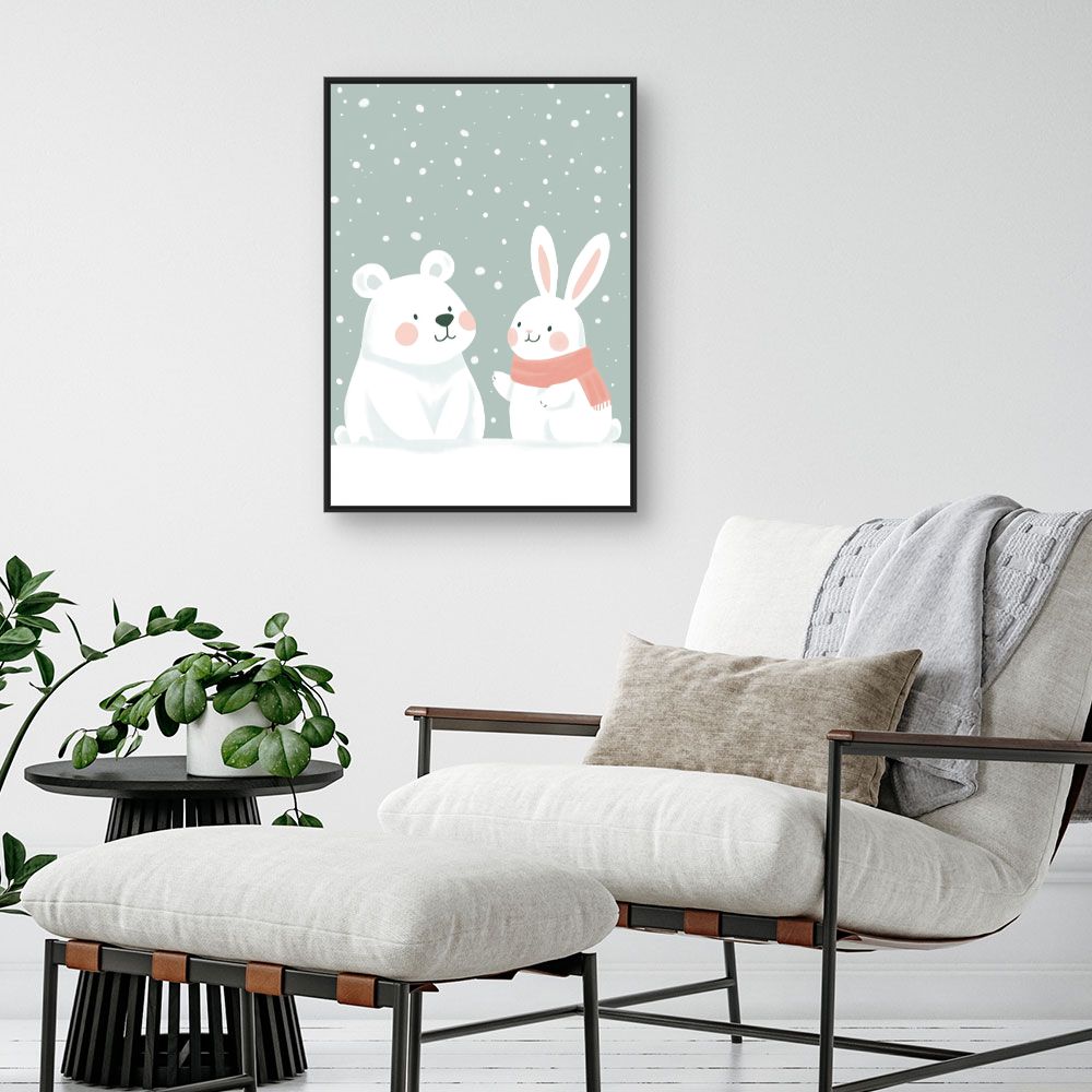 Tableau 'Amis hivernaux'