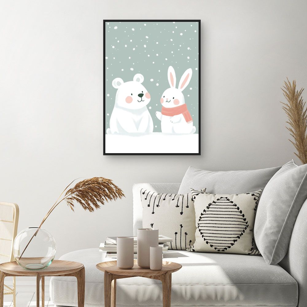 Tableau 'Amis hivernaux'