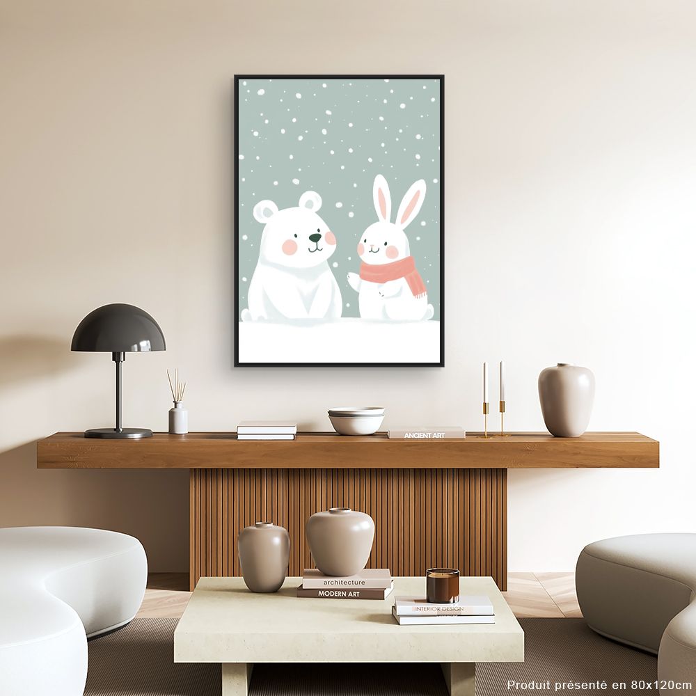 Tableau 'Amis hivernaux'