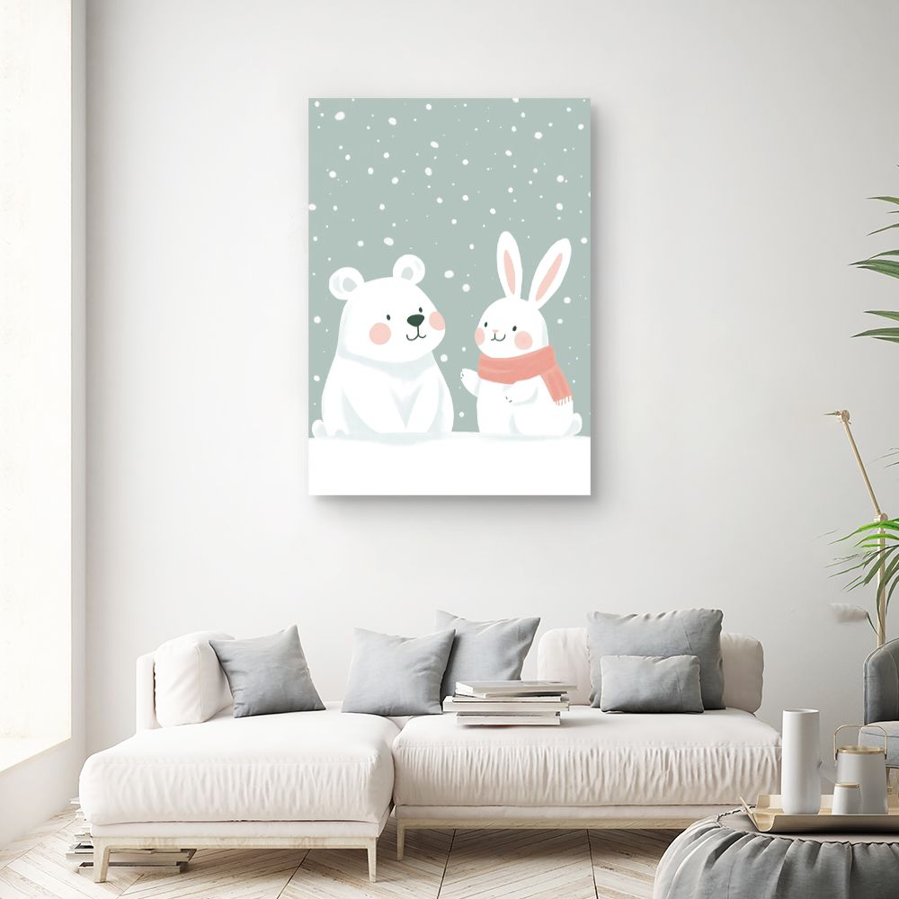 Tableau 'Amis hivernaux'