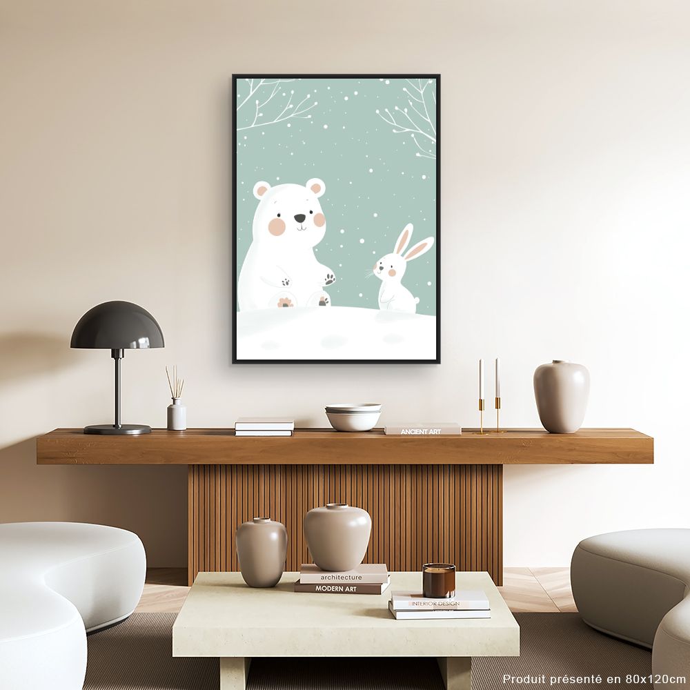 Tableau 'Duo adorable'