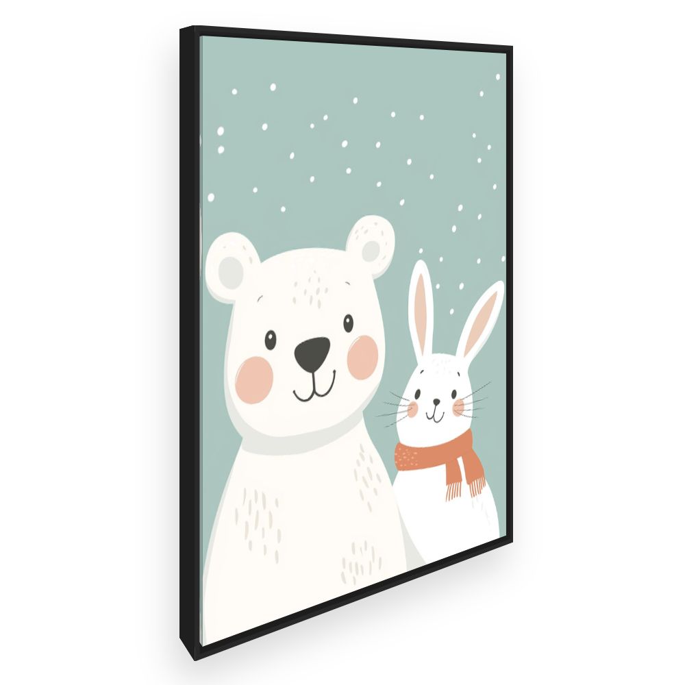 Tableau imprimé pour enfants 'Animaux adorables'