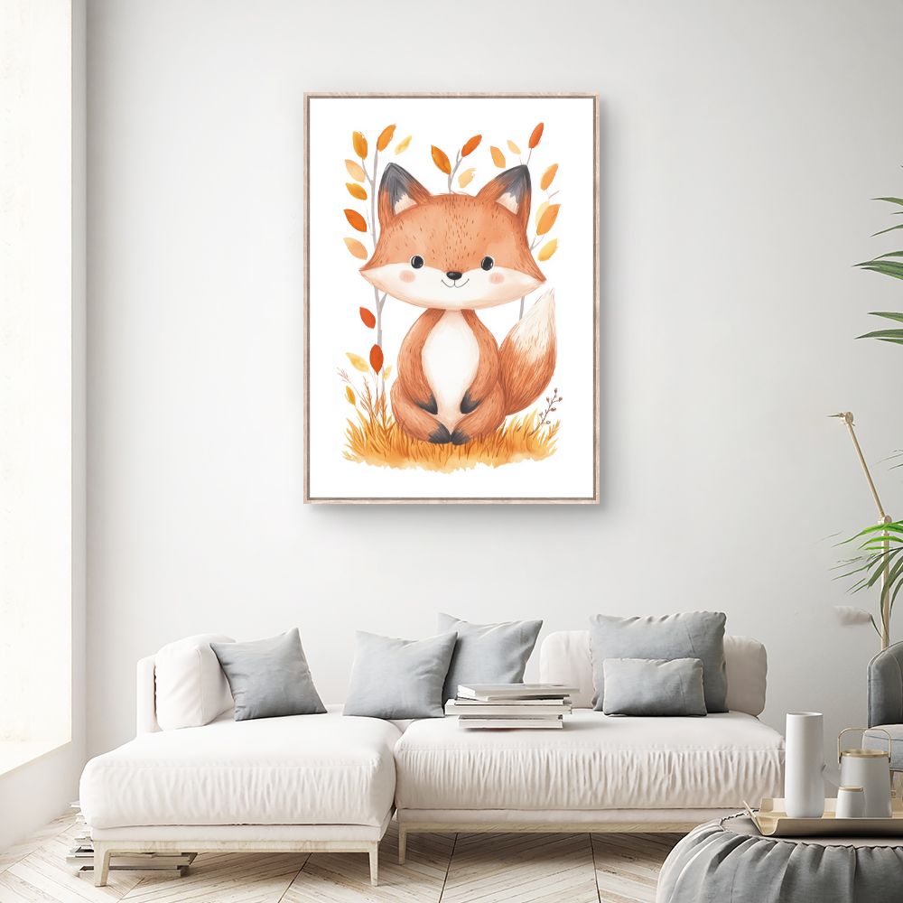 Tableau 'Renard joyeux'