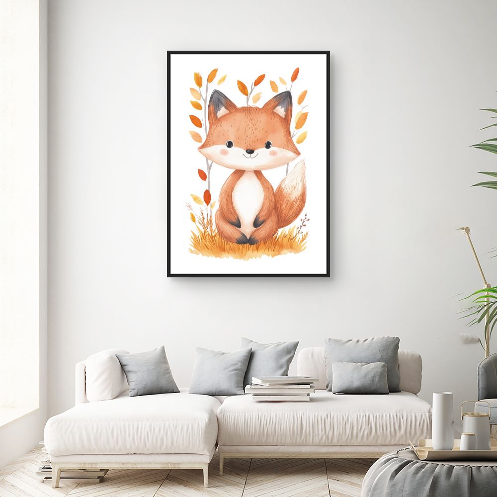 Tableau 'Renard joyeux'