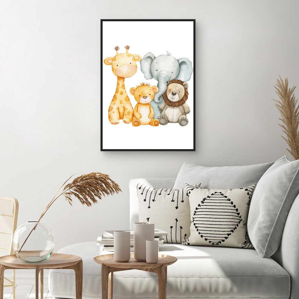 Tableau 'Animaux adorables'