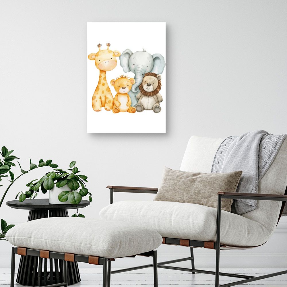 Tableau 'Animaux adorables'