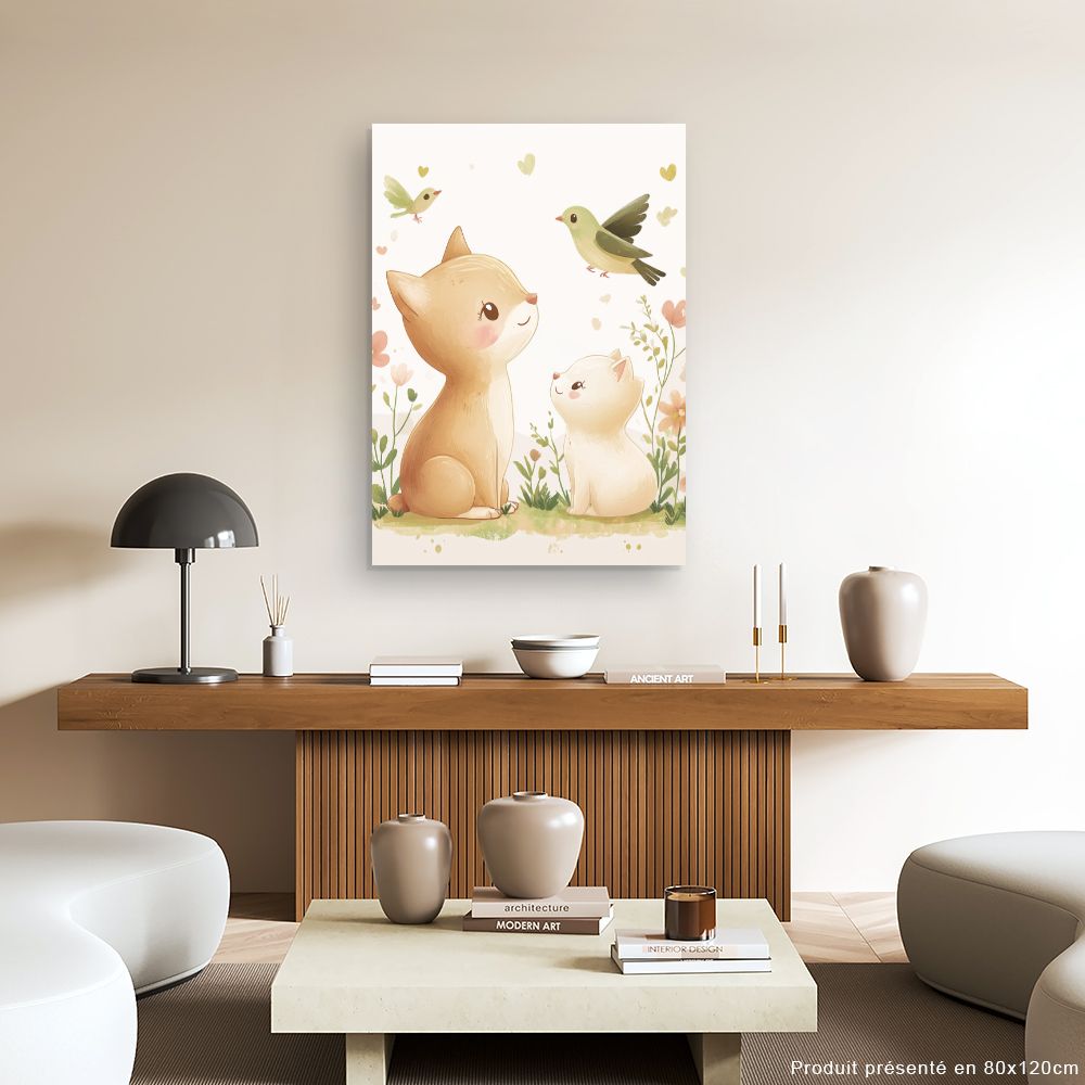 Tableau 'Animaux adorables'
